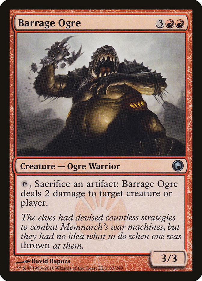 Barrage Ogre [Scars of Mirrodin] | Gear Gaming Fayetteville