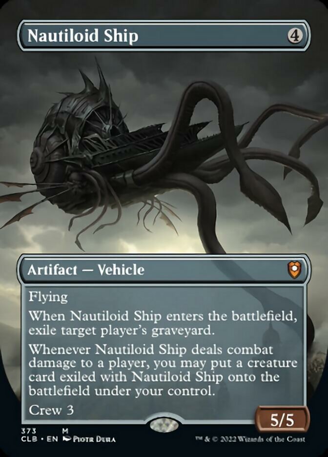 Nautiloid Ship (Borderless Alternate Art) [Commander Legends: Battle for Baldur's Gate] | Gear Gaming Fayetteville