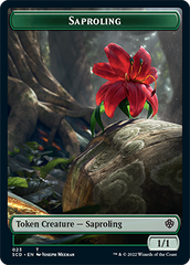 Saproling // Soldier Double-Sided Token [Starter Commander Decks] | Gear Gaming Fayetteville