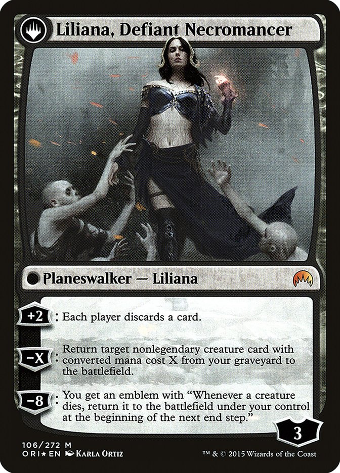 Liliana, Heretical Healer // Liliana, Defiant Necromancer [Magic Origins Prerelease Promos] | Gear Gaming Fayetteville