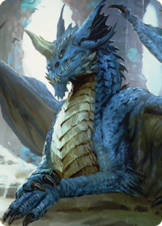 Young Blue Dragon Art Card [Commander Legends: Battle for Baldur's Gate Art Series] | Gear Gaming Fayetteville