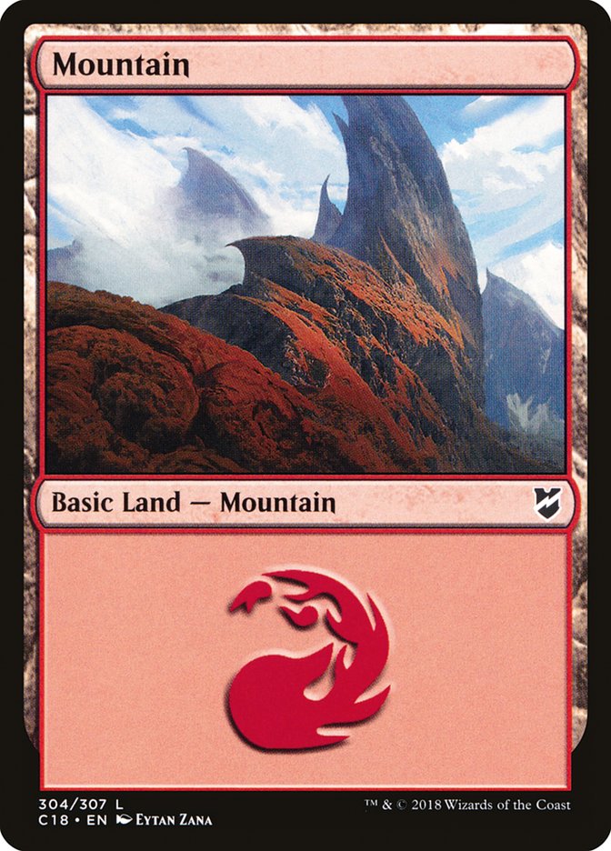 Mountain (304) [Commander 2018] | Gear Gaming Fayetteville