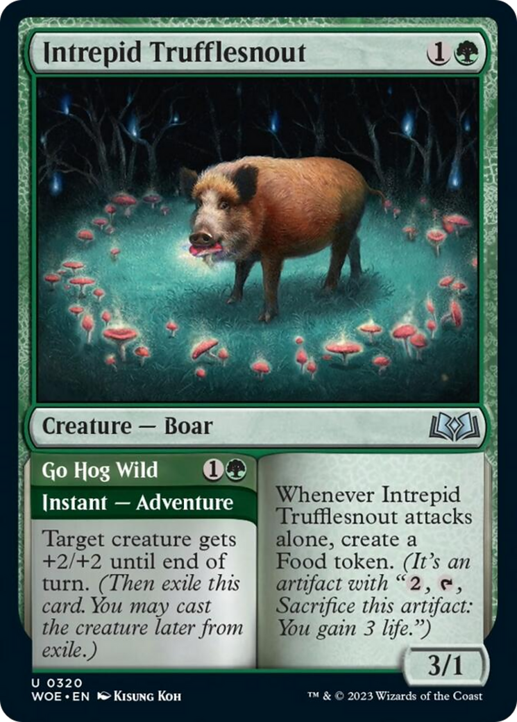 Intrepid Trufflesnout // Go Hog Wild [Wilds of Eldraine] | Gear Gaming Fayetteville