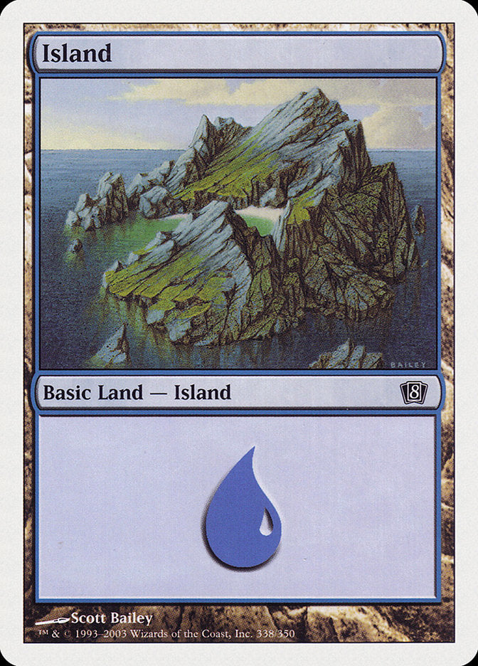 Island (338) [Eighth Edition] | Gear Gaming Fayetteville