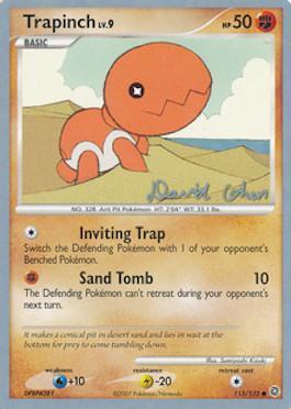 Trapinch LV.9 (115/132) (Stallgon - David Cohen) [World Championships 2009] | Gear Gaming Fayetteville