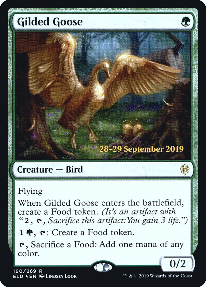 Gilded Goose [Throne of Eldraine Prerelease Promos] | Gear Gaming Fayetteville