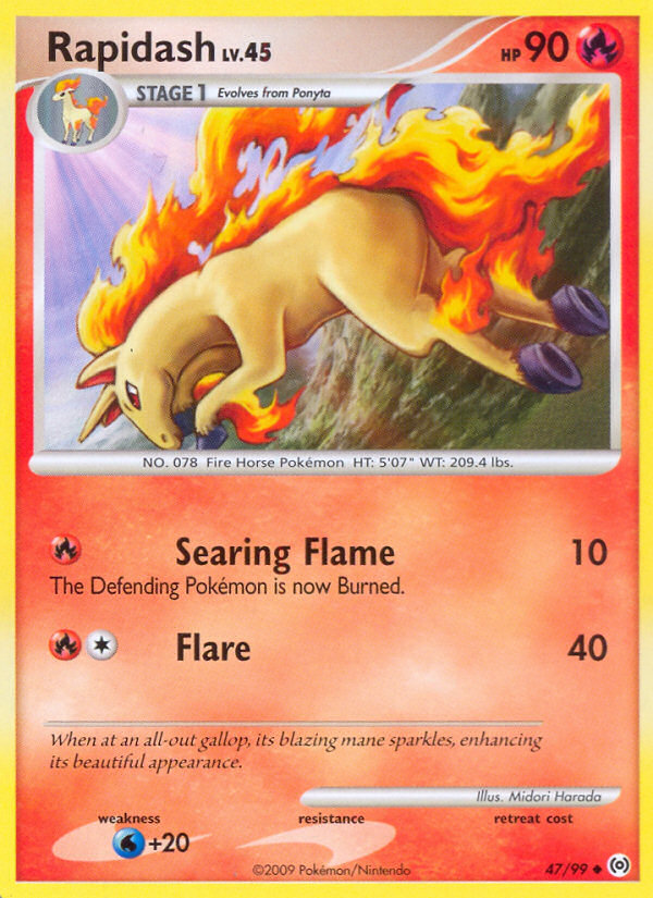 Rapidash (47/99) [Platinum: Arceus] | Gear Gaming Fayetteville