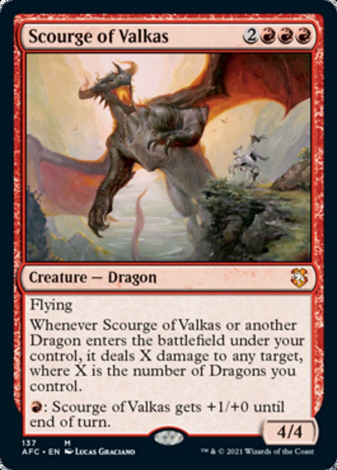 Scourge of Valkas [Dungeons & Dragons: Adventures in the Forgotten Realms Commander] | Gear Gaming Fayetteville