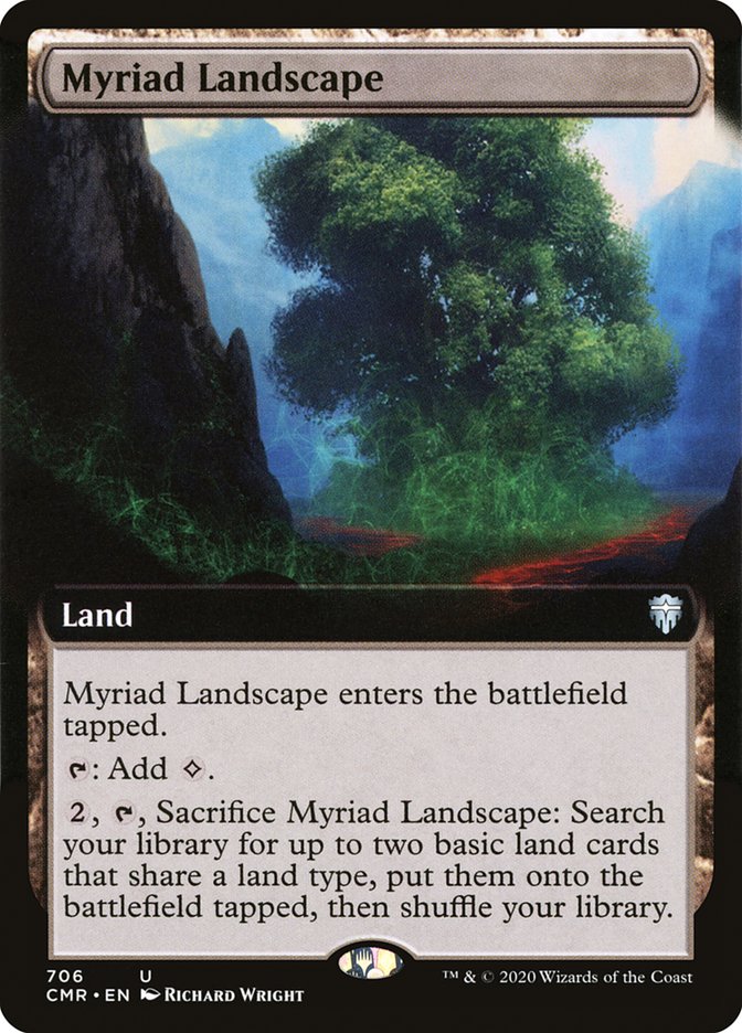 Myriad Landscape (Extended Art) [Commander Legends] | Gear Gaming Fayetteville