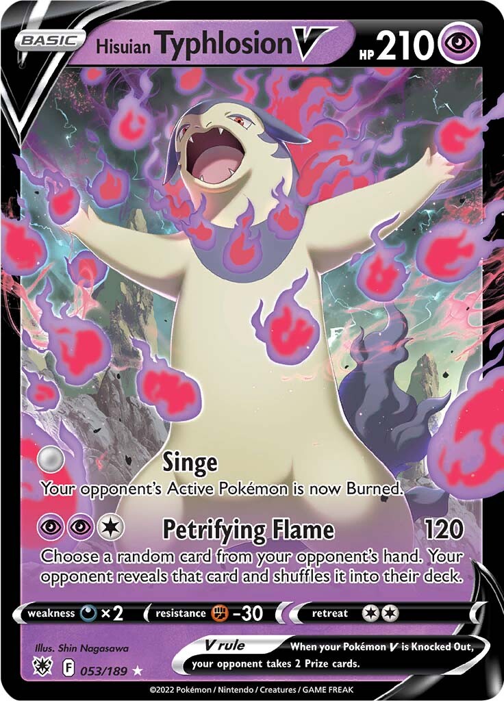 Hisuian Typhlosion V (053/189) [Sword & Shield: Astral Radiance] | Gear Gaming Fayetteville
