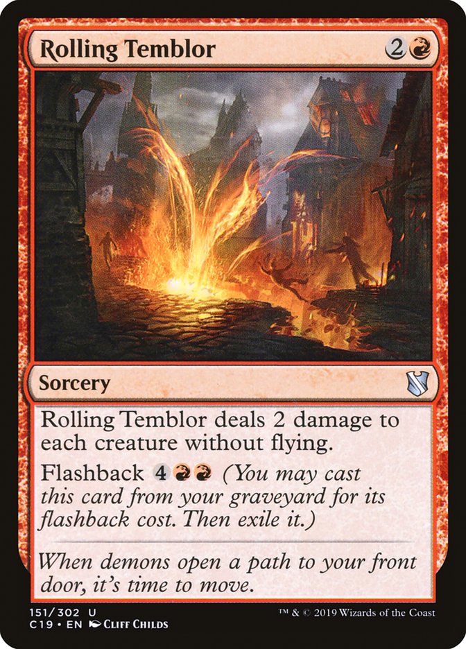 Rolling Temblor [Commander 2019] | Gear Gaming Fayetteville