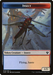 Drake // Insect (018) Double-Sided Token [Commander 2020 Tokens] | Gear Gaming Fayetteville