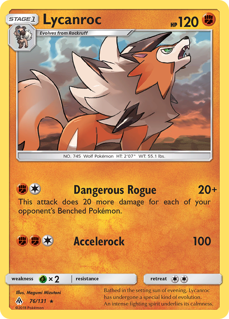 Lycanroc (76/131) [Sun & Moon: Forbidden Light] | Gear Gaming Fayetteville