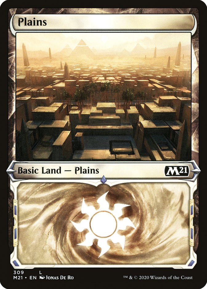 Plains (309) (Showcase) [Core Set 2021] | Gear Gaming Fayetteville