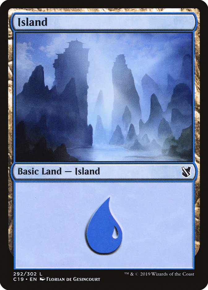 Island (292) [Commander 2019] | Gear Gaming Fayetteville