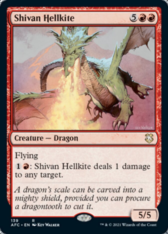 Shivan Hellkite [Dungeons & Dragons: Adventures in the Forgotten Realms Commander] | Gear Gaming Fayetteville