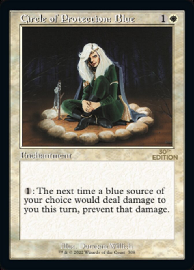 Circle of Protection: Blue (Retro) [30th Anniversary Edition] | Gear Gaming Fayetteville