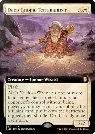 Deep Gnome Terramancer (Extended Art) [Commander Legends: Battle for Baldur's Gate] | Gear Gaming Fayetteville