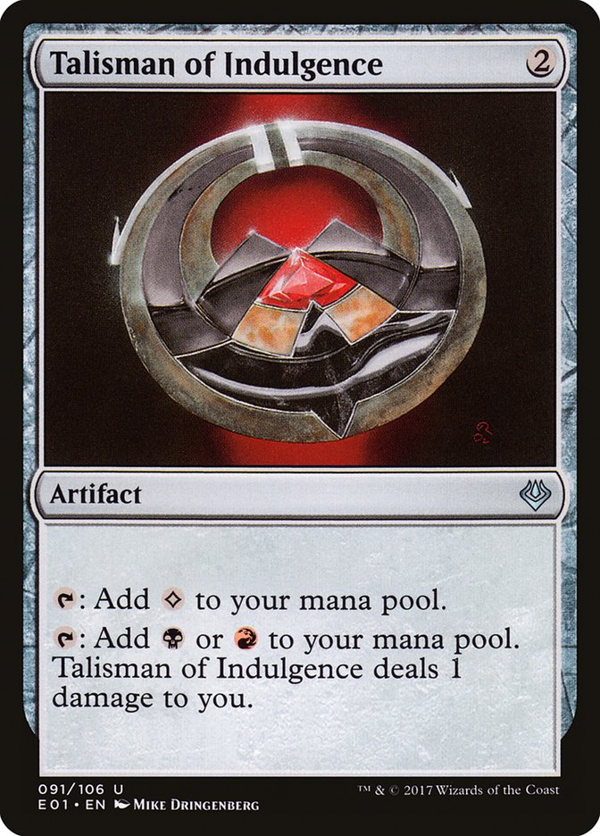 Talisman of Indulgence [Archenemy: Nicol Bolas] | Gear Gaming Fayetteville