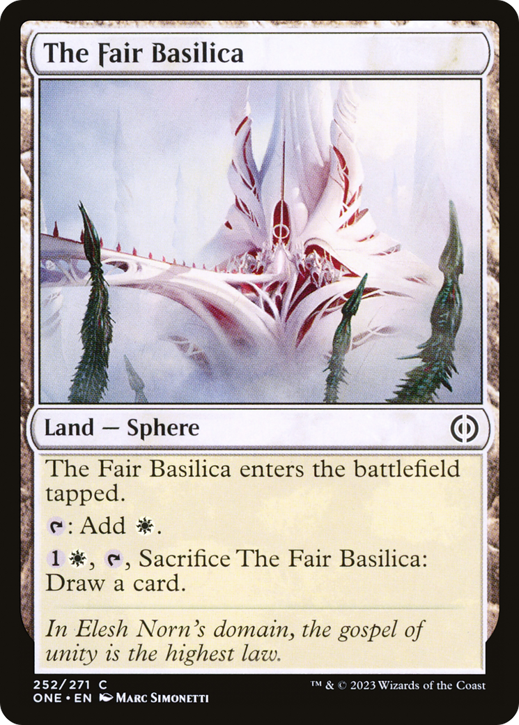 The Fair Basilica [Phyrexia: All Will Be One] | Gear Gaming Fayetteville