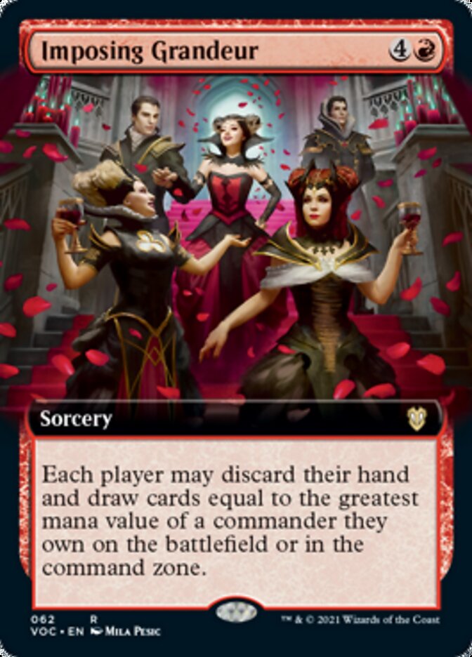 Imposing Grandeur (Extended Art) [Innistrad: Crimson Vow Commander] | Gear Gaming Fayetteville