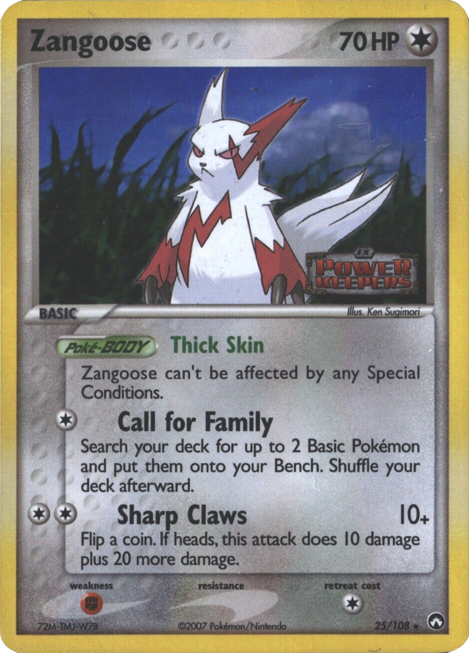 Zangoose (25/108) (Stamped) [EX: Power Keepers] | Gear Gaming Fayetteville