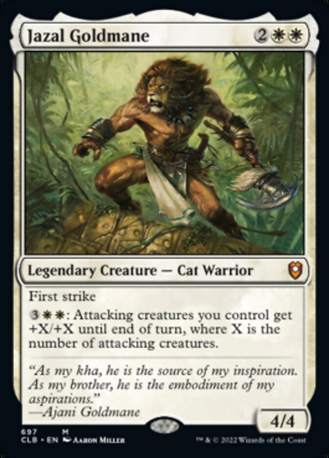 Jazal Goldmane [Commander Legends: Battle for Baldur's Gate] | Gear Gaming Fayetteville