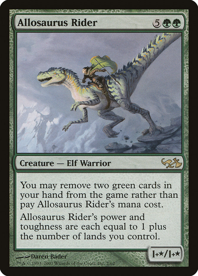 Allosaurus Rider [Duel Decks: Elves vs. Goblins] | Gear Gaming Fayetteville