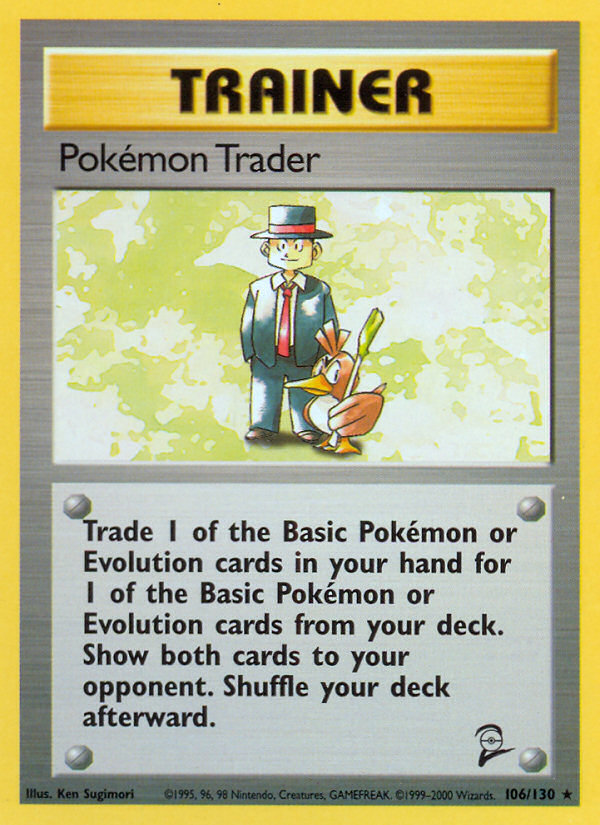 Pokemon Trader (106/130) [Base Set 2] | Gear Gaming Fayetteville