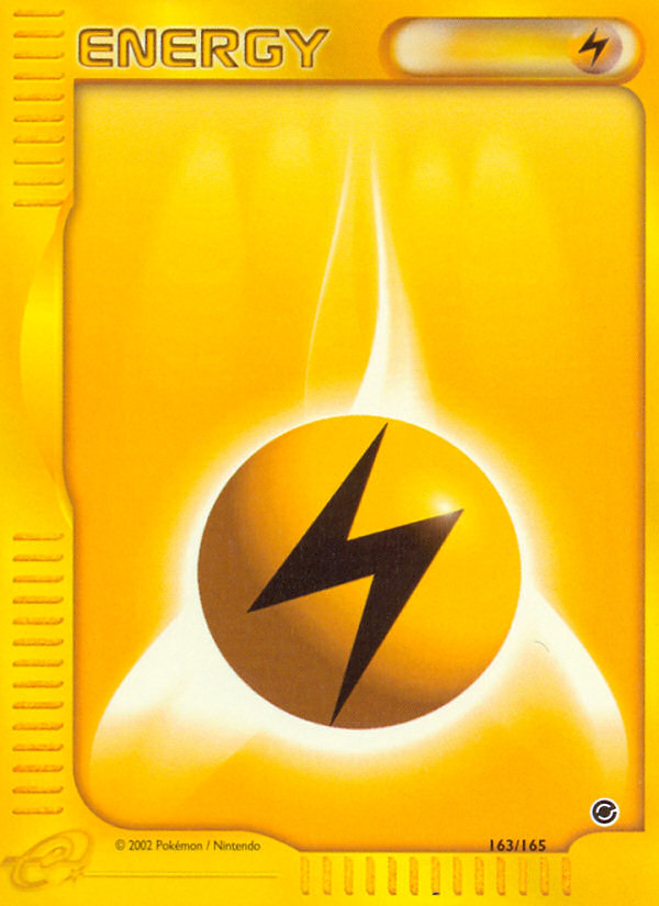 Lightning Energy (163/165) [Expedition: Base Set] | Gear Gaming Fayetteville