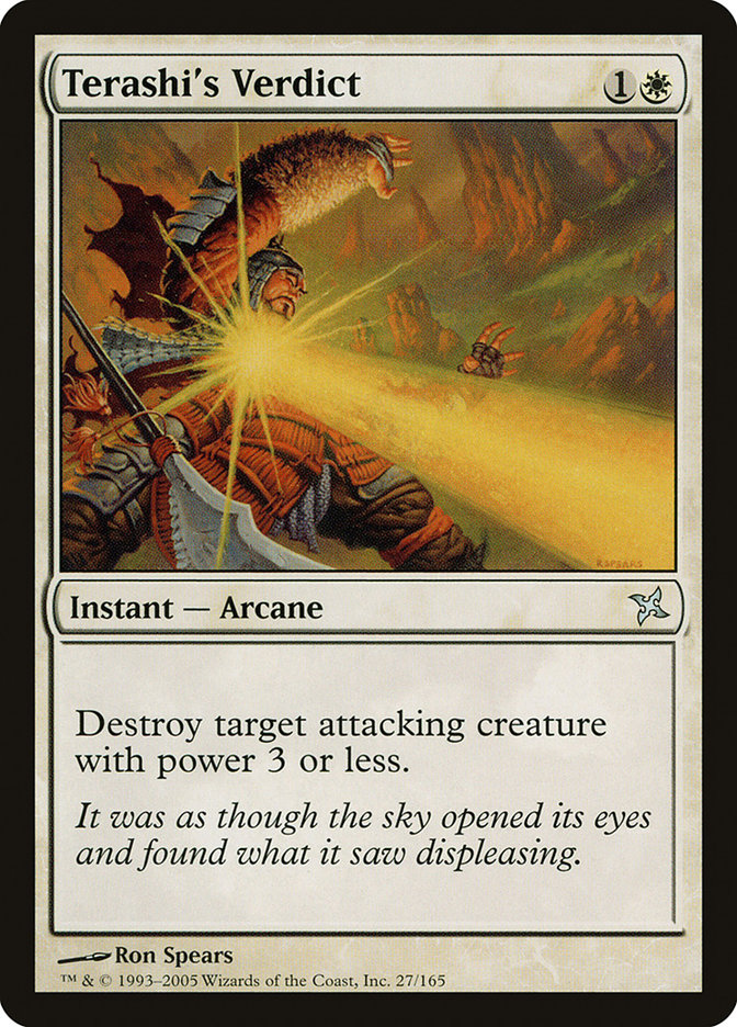 Terashi's Verdict [Betrayers of Kamigawa] | Gear Gaming Fayetteville
