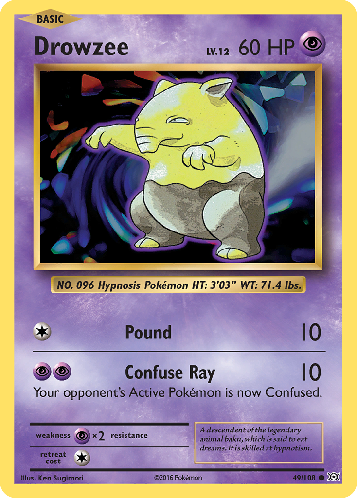 Drowzee (49/108) [XY: Evolutions] | Gear Gaming Fayetteville