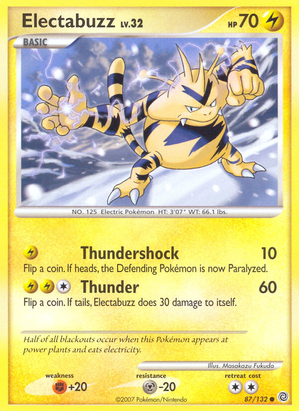 Electabuzz (87/132) [Diamond & Pearl: Secret Wonders] | Gear Gaming Fayetteville