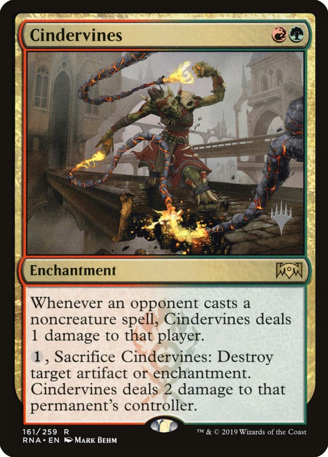 Cindervines (Promo Pack) [Ravnica Allegiance Promos] | Gear Gaming Fayetteville