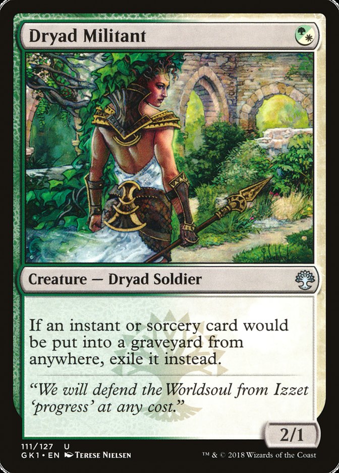 Dryad Militant [Guilds of Ravnica Guild Kit] | Gear Gaming Fayetteville