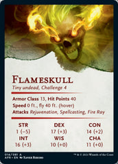 Flameskull Art Card [Dungeons & Dragons: Adventures in the Forgotten Realms Art Series] | Gear Gaming Fayetteville