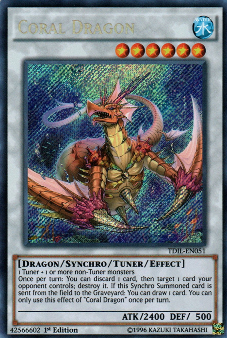 Coral Dragon [TDIL-EN051] Secret Rare | Gear Gaming Fayetteville