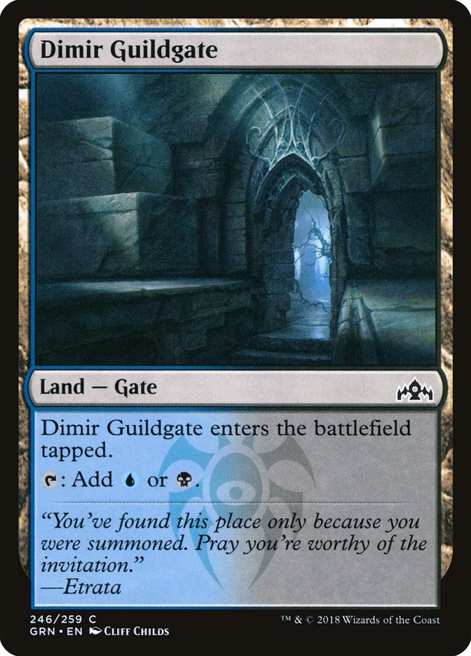 Dimir Guildgate (246/259) [Guilds of Ravnica] | Gear Gaming Fayetteville