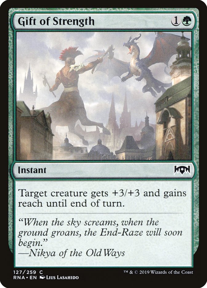 Gift of Strength [Ravnica Allegiance] | Gear Gaming Fayetteville