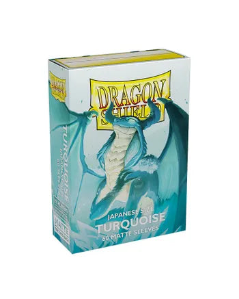Dragon Shield Japanese Matte Sleeves - Turquoise (60-Pack) - Dragon Shield Card Sleeves | Gear Gaming Fayetteville