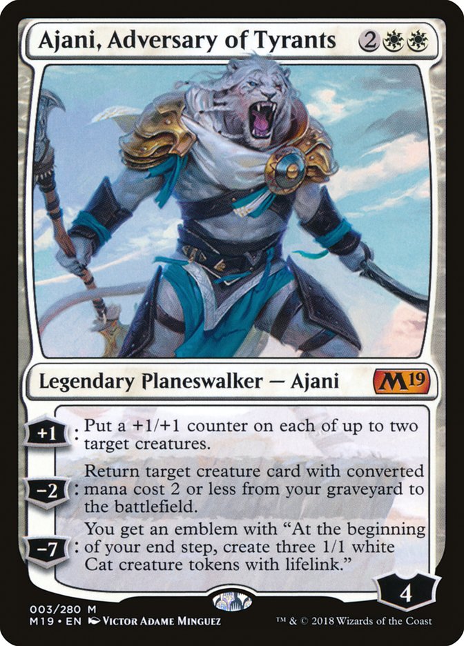 Ajani, Adversary of Tyrants [Core Set 2019] | Gear Gaming Fayetteville