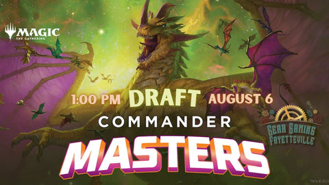 Commander Masters Draft  ticket - Sun, 6 Aug 2023