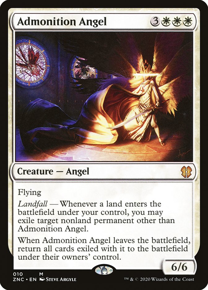 Admonition Angel [Zendikar Rising Commander] | Gear Gaming Fayetteville