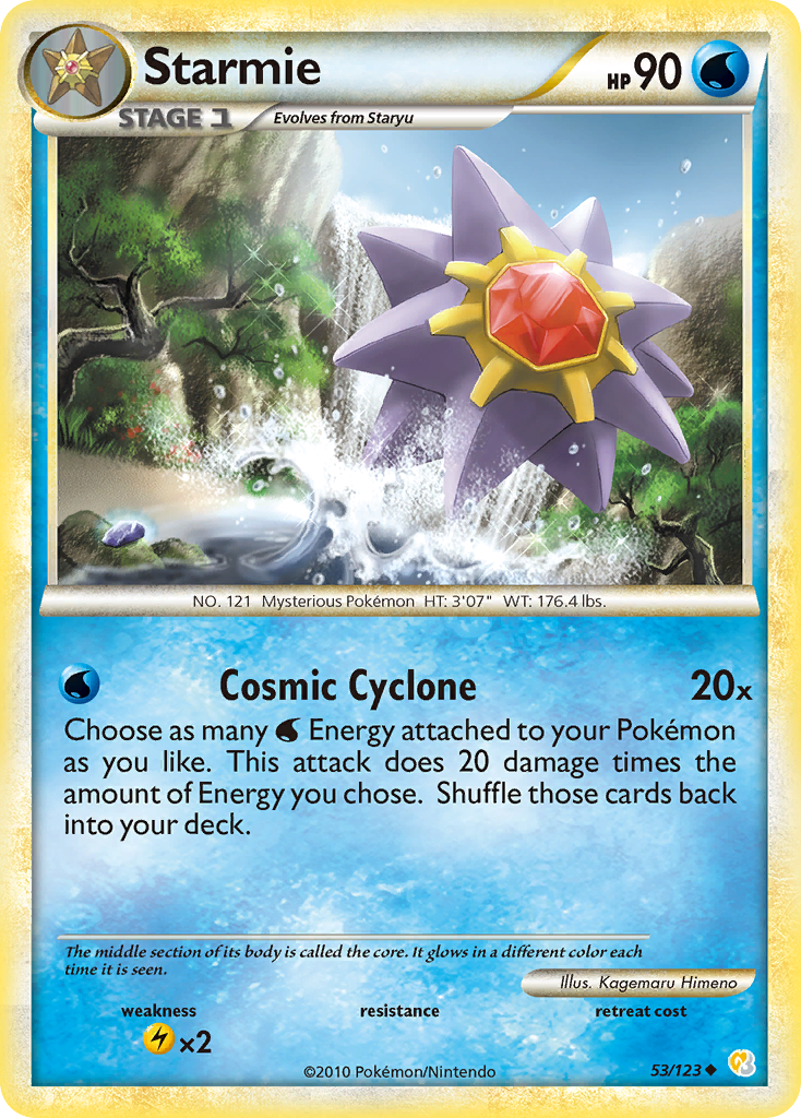 Starmie (53/123) [HeartGold & SoulSilver: Base Set] | Gear Gaming Fayetteville