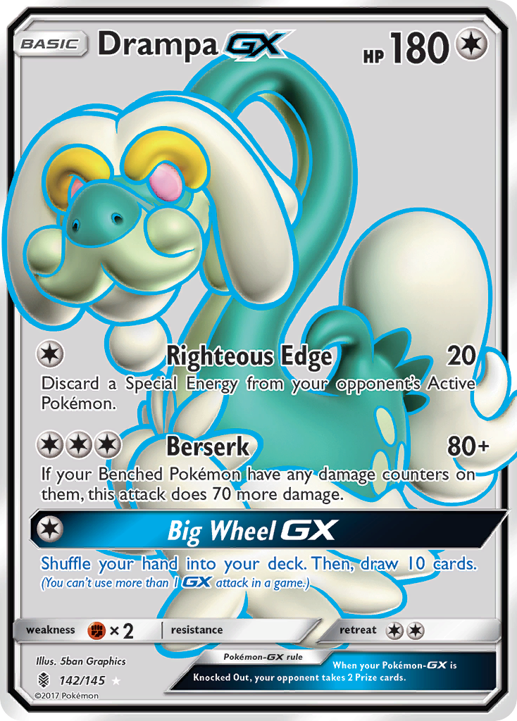 Drampa GX (142/145) [Sun & Moon: Guardians Rising] | Gear Gaming Fayetteville