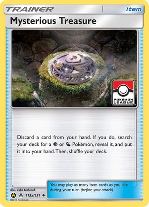 Mysterious Treasure (113a/131) (League Promo) [Sun & Moon: Forbidden Light] | Gear Gaming Fayetteville