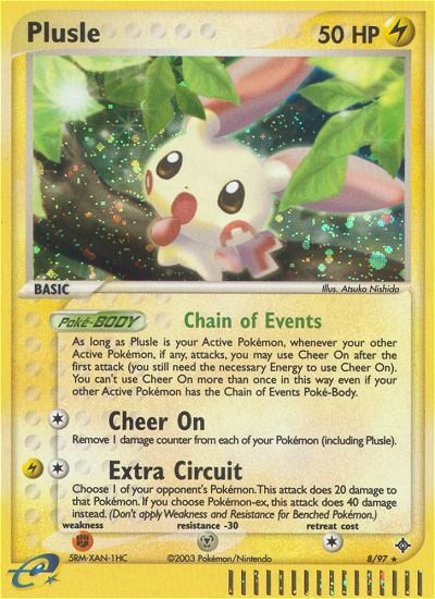 Plusle (8/97) [EX: Dragon] | Gear Gaming Fayetteville