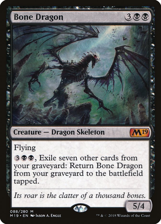 Bone Dragon [Core Set 2019] | Gear Gaming Fayetteville