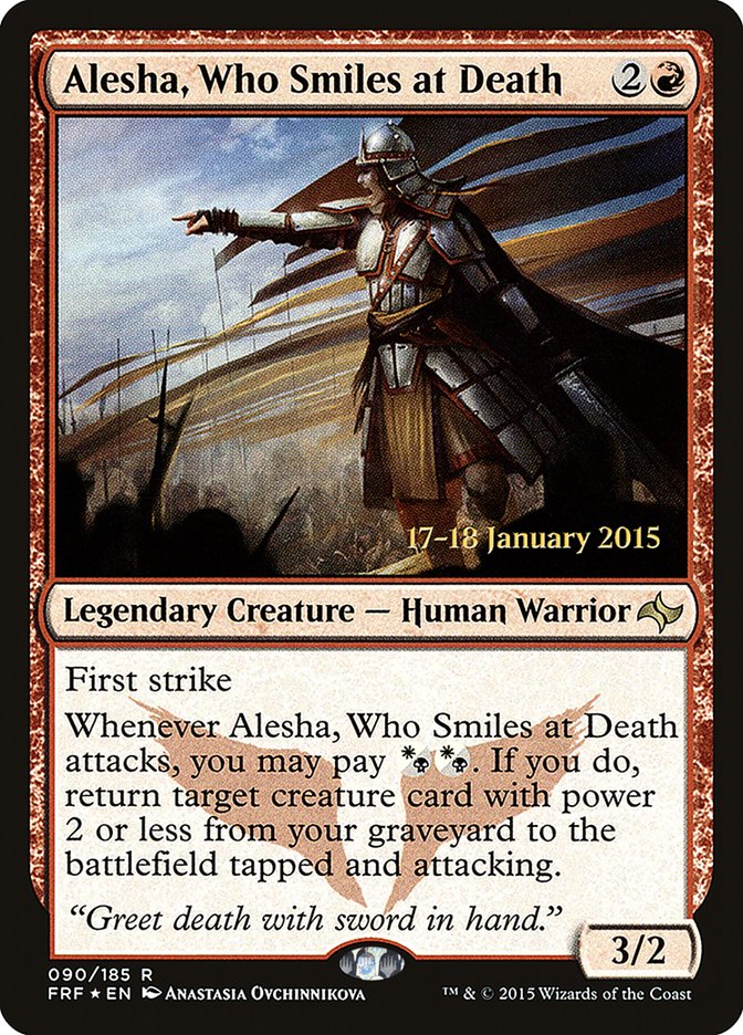 Alesha, Who Smiles at Death [Fate Reforged Prerelease Promos] | Gear Gaming Fayetteville