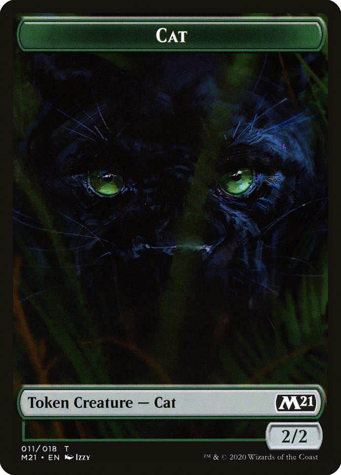 Angel // Cat (011) Double-Sided Token [Core Set 2021 Tokens] | Gear Gaming Fayetteville